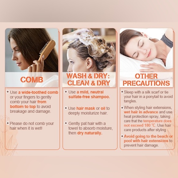 HUMAN HAIR Micro Bead Extensions Light Brown Balayage Ash Brown w/ Highlights - Picture 9 of 12